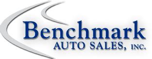 Benchmark auto sales - Benchmark Auto Sales. Open until 5:30 PM (828) 418-1800. Website. More. Directions Advertisement. 1464 Brevard Rd Asheville, NC 28806 Open until 5:30 PM. Hours. Mon 9 